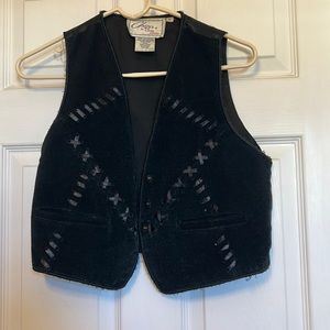 Vintage Black Vest